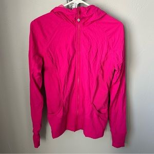 lululemon hot pink workout jacket size medium good condition
